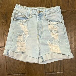 Wax Jean Shorts